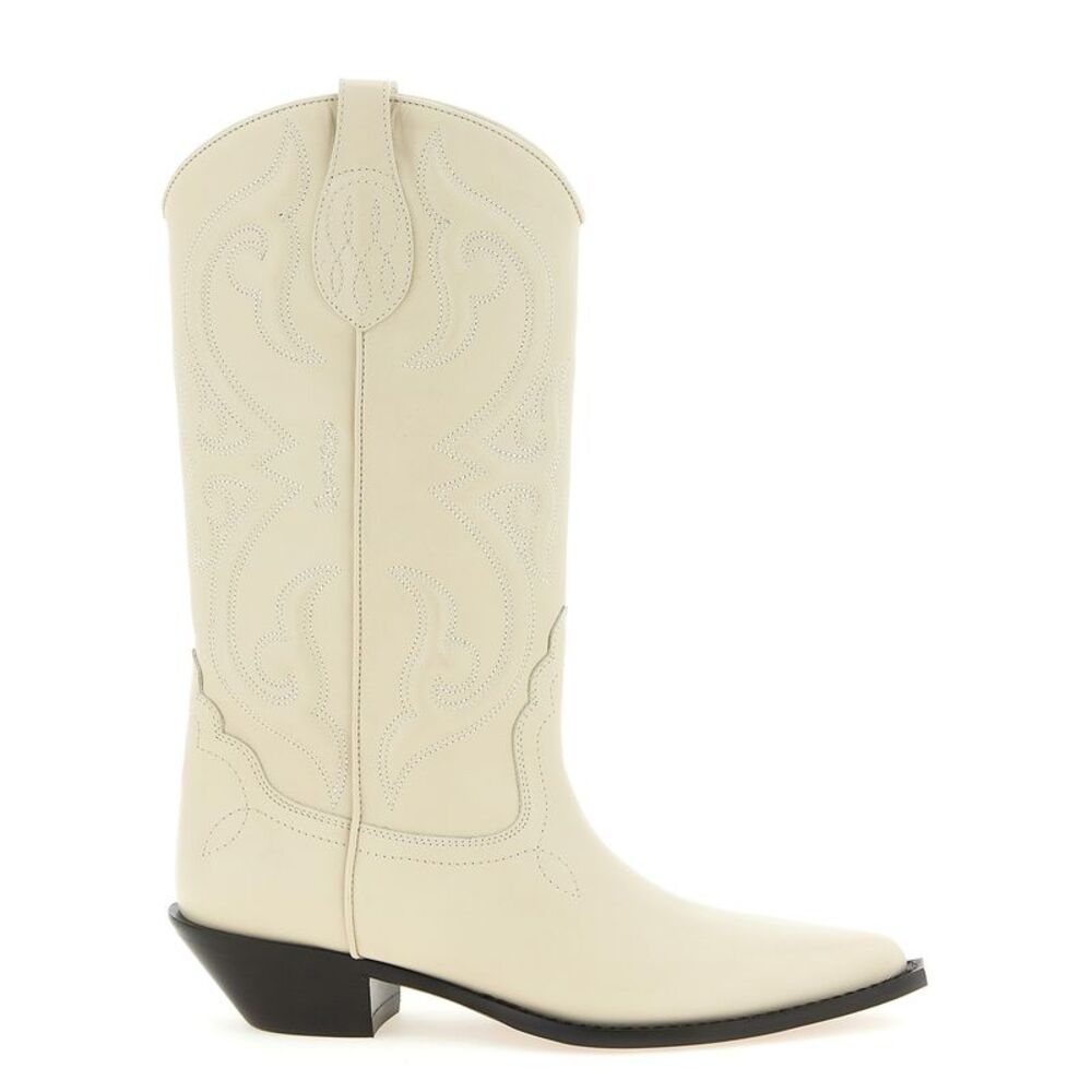 Sonora White Calfskin Chelsea Women's Boots